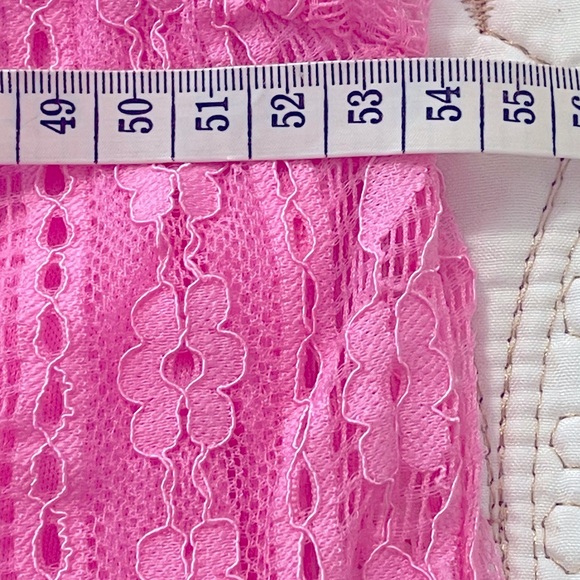 Summer Fashion Womens Shirts Floral Crew Neck Lace Tops - Picture 11 of 12